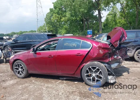 2017 Buick Regal Turbo Sport Touring из США, поврежденный, VIN 2G4GL5EX6H9134324